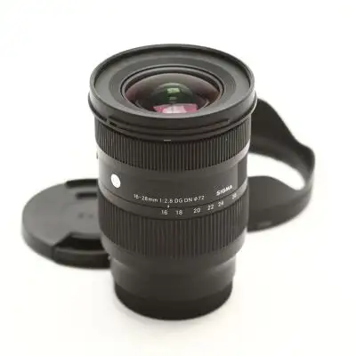 Sigma 16-28/2.8 C DG DN -objektiv, Sony E BEGAGNAD