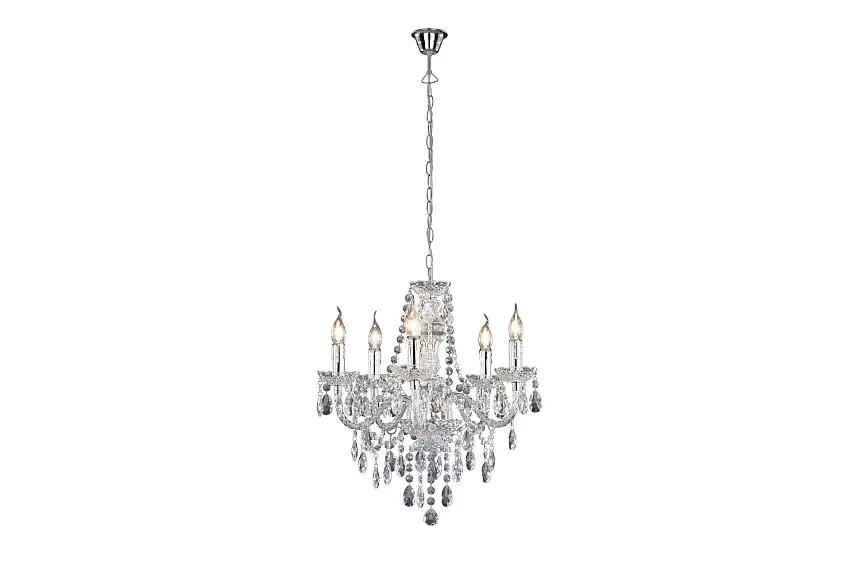 Luster Ljuskrona 5L E14 transparent