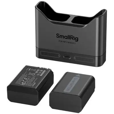 SmallRig 5488 Charging Kit, Sony (2x NP-FW50 batteri + laddare)