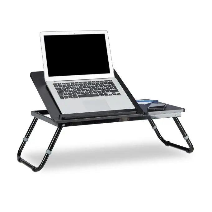 Laptopbord för sängen svart