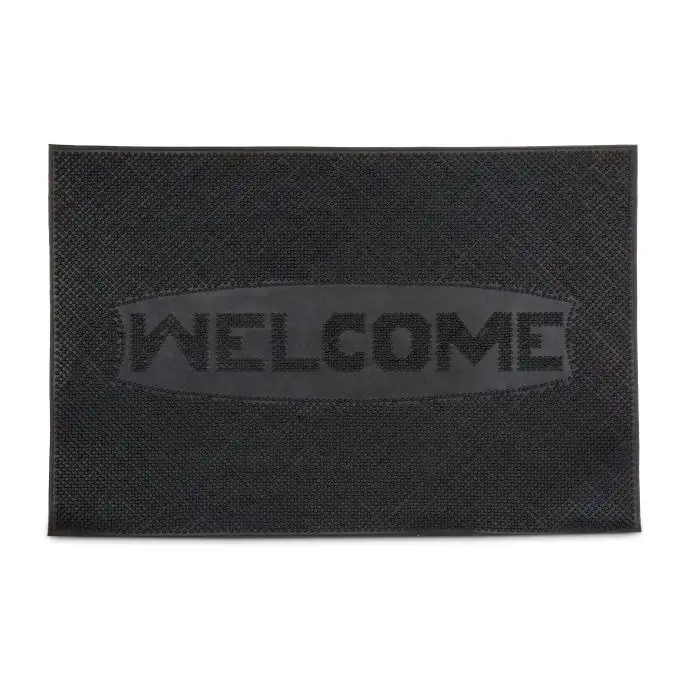 Dörrmatta i gummi WELCOME