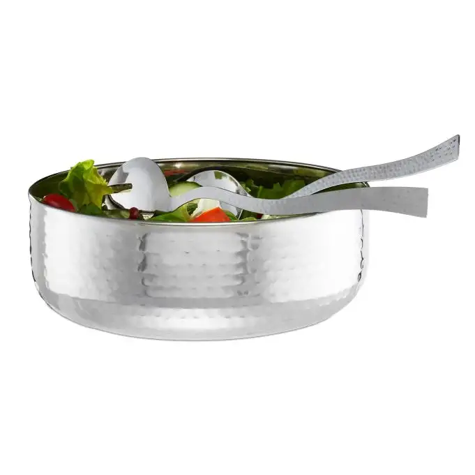 Salladsskål med bestick