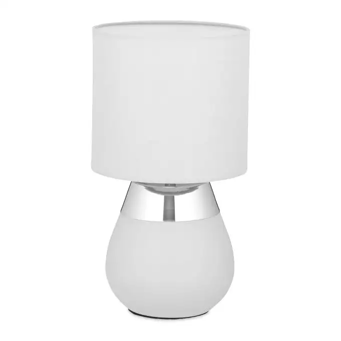 Sänglampa med touchfunktion, oval