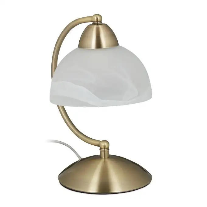 Bordslampa touchfunktion glasskärm