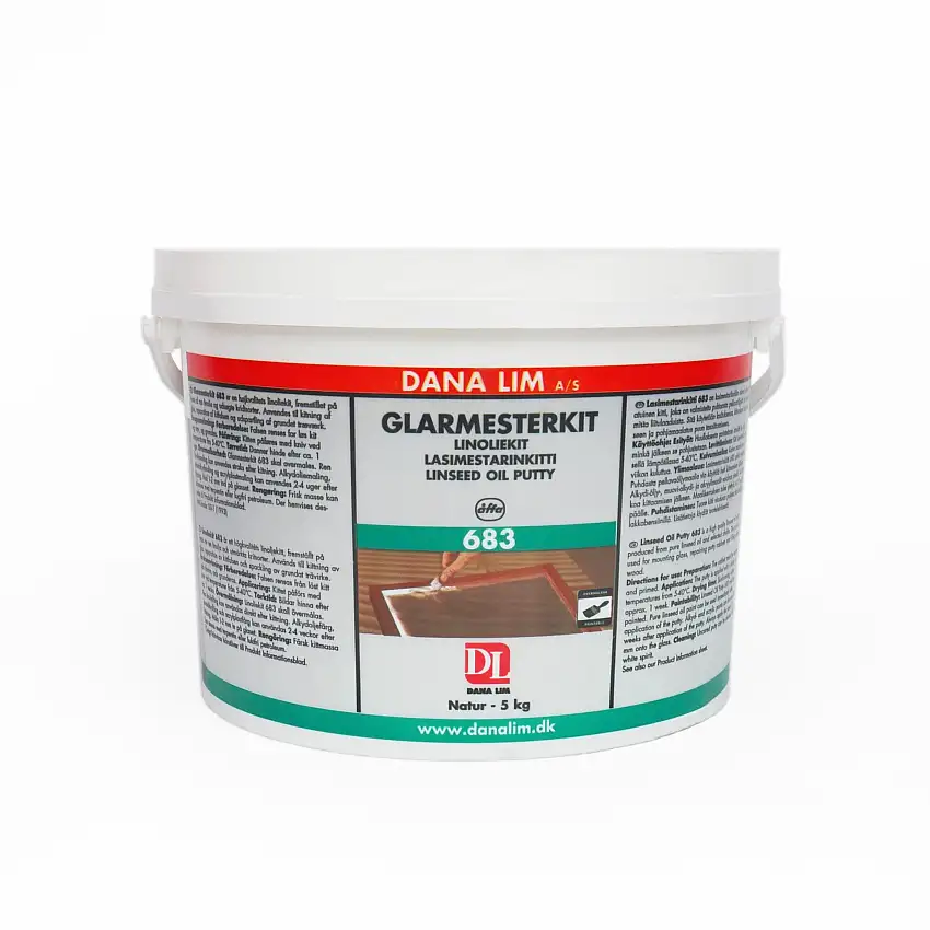 Glasmästarkitt IllbruckDana Linolja 683 5kg