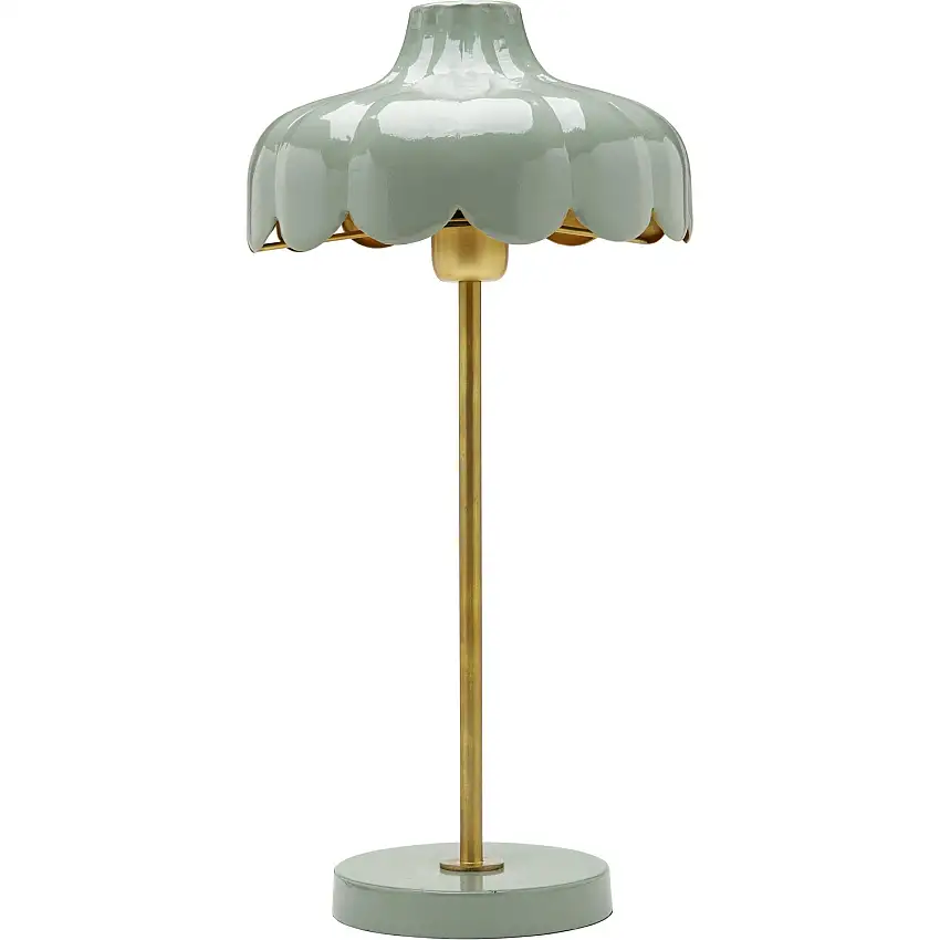 Bordslampa PR HomeWells 50 cmGrön/Mässing
