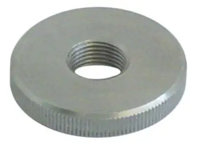 Räfflad mutter Gänga M12x1 Rostfritt stål ø 35mm