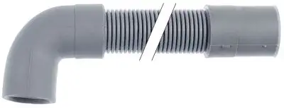 Avloppsslang DN19 L 1500mm rak, inre ø 19mm