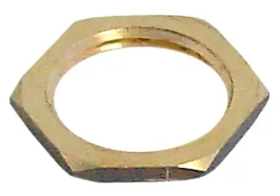Mutter Gänga 3/4" Mässing H 3mm SW 32 VPE 1Styck