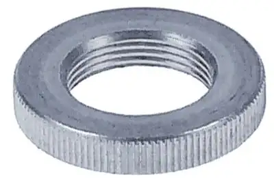 Räfflad mutter Gänga M17x1 Rostfritt stål ø 30mm