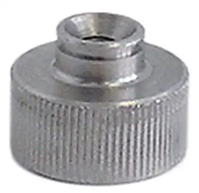 Räfflad mutter Gänga M5 YD ø 22mm H 15mm