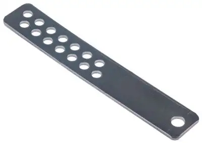 Fjäderstång Rostfritt stål L 140mm B 24mm rak