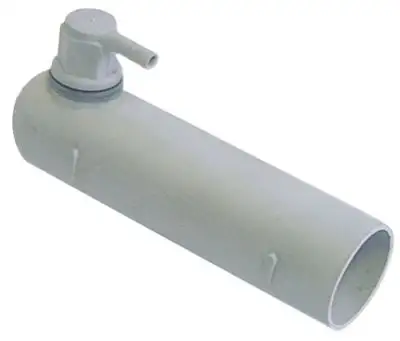 Luftfälla Plast ø 34mm H 130mm Slang ø 6mm