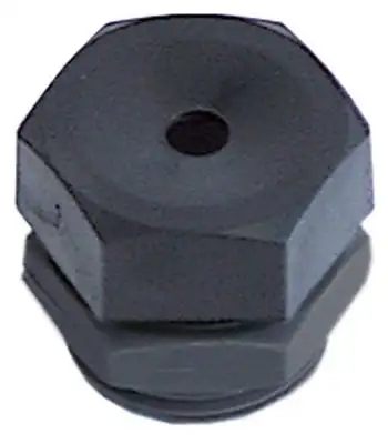 Tvättmunstycke Gänga 1/2" Hål ø 5mm svart/svart