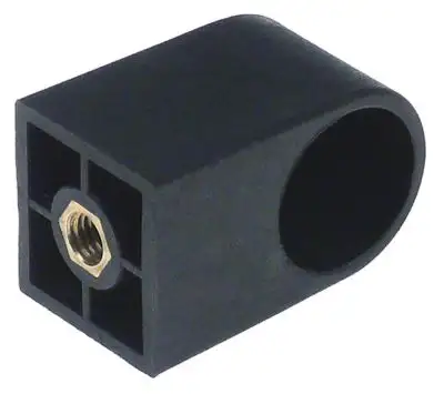Konsol Gänga M8 Rör ø 25mm H 52mm EP vänster/höger