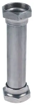 Tvättrör ø 38mm L 176mm EP nedtill