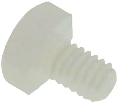 Skruv med sexkantigt huvud Gänga M4 Plast SW 7