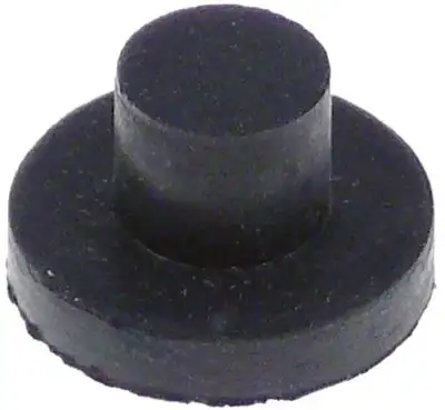 Apparatfot Gummi ø 20mm H 4mm Monterings-ø 10mm