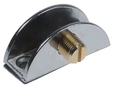 Hållare H 135mm L 34mm B 15mm för glasmontering