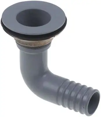 Avloppsventil Gänga 1" komplett Slang ø 24mm
