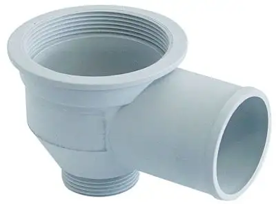 Insugs-/avloppskropp Gänga 2½"/1¼" Slang ø 57mm