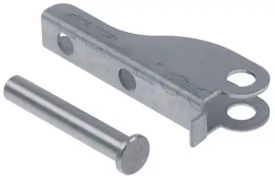 Dörrgångjärn ø 8mm L 72mm EP vänster/höger