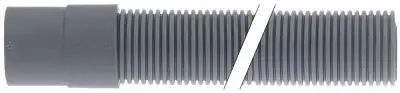 Avloppsslang DN28 L 1500mm rak, inre ø 28mm