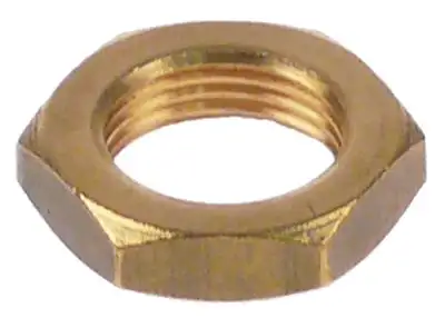 Mutter Gänga M10x0,75 Mässing H 345mm SW 14