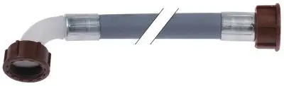 Inloppsslang PVC rak-böjd DN13 L 1500mm