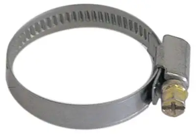 Slangklämma Rostfritt stål/stål ø 16-27mm DIN 3017
