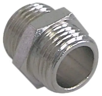 Dubbelnipplar Gänga 1/4" - 1/4"