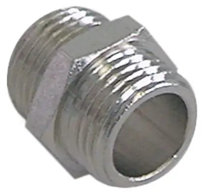Dubbelnipplar Gänga 1/4" - 1/2"