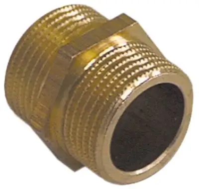 Dubbelnipplar Gänga 3/4" - 1" Mässing VPE 1Styck