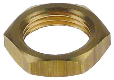 Mutter Gänga 3/8" Mässing H 5mm SW 21 VPE 1Styck