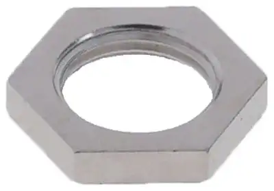 Sexkantsmutter Gänga 3/8" Nickelpläterad mässing