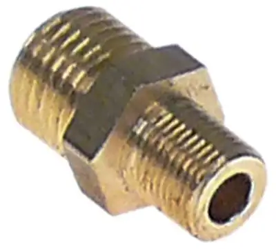 Dubbelnipplar Gänga 1/8" - 1/4" Rostfritt stål