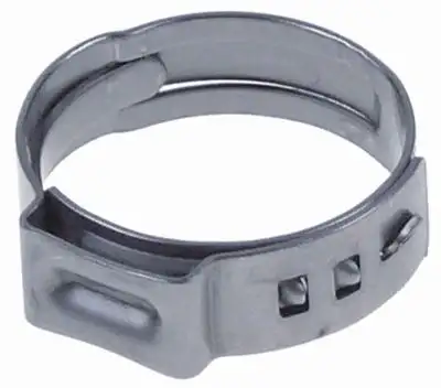 Enrörsklämma Rostfritt stål W4 ø 16,6-19,8mm