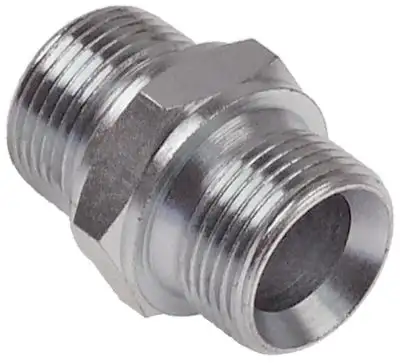 Dubbelnipplar Gänga 3/4" - 3/4" Rostfritt stål