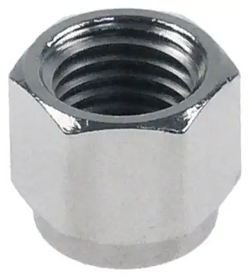 Ändlock Gänga 1/2"-16 Mässing, förnicklad SW 16