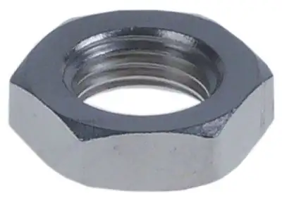 Mutter Gänga 1/4" Krompläterad mässing H 63mm