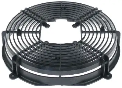 Fläkthjulskåpa Plast HA 210mm ø 290mm svart H 50mm
