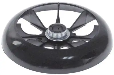 Fläkthjul ø 132mm H 22mm Axelstöd ø 14mm Skopor 8