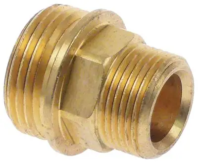 Dubbelnipplar Gänga 1"-3/4" Mässing VPE 1Styck