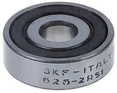 Spårkullager Typ 626-2RS Axel ø 6mm YD ø 19mm