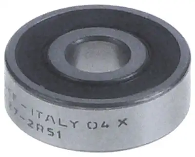 Spårkullager Typ 627-2RS Axel ø 7mm YD ø 22mm