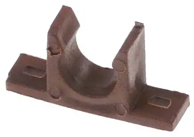 Fästklämma Plast H 10mm L 38mm B 19mm