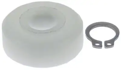 Rulle Plast ø 23mm vit H 96mm Hål ø 8mm