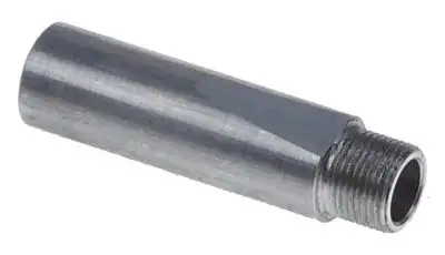 Förlängning Gänga M10x0,75 Aluminium ø 12mm H 45mm