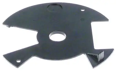Täckplatta Plast ø 117mm EP nedtill