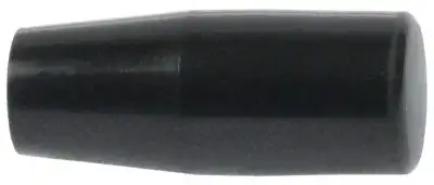 Cylindriskt handtag Gänga M6 ø 18mm svart L 45mm